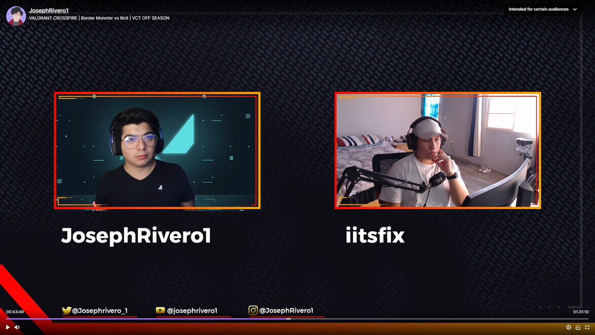 Muchas gracias a <a href="/JosephRivero_1/">JosephRivero1</a> por hacernos parte del juego de <a href="/BorderMonsters/">BORDER MONSTERS 😈</a> vs @IllicitG_ en la #ValorantCrossFire| Victoria de los monstros 2-0
.
.
.
VAMOOOOOS MONSTROS!!!!!!