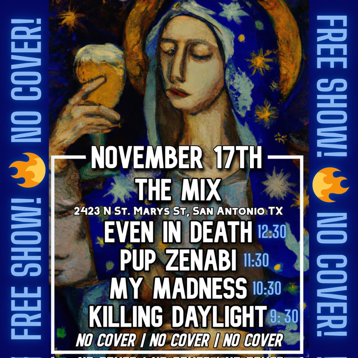 NationsSean's tweet photo. 🔥 We return for a FREE SHOW this Friday night! 🤘🔥
Party time! 🥳 #EvenInDeath 🥳 #EvenInDeathArmy https://t.co/hMdQkXEASx