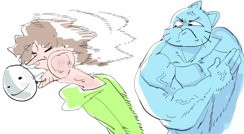 tocattaart's tweet photo. Mf got beaten by a cartoon 💀💀💀 https://t.co/Mpf36rYeqK