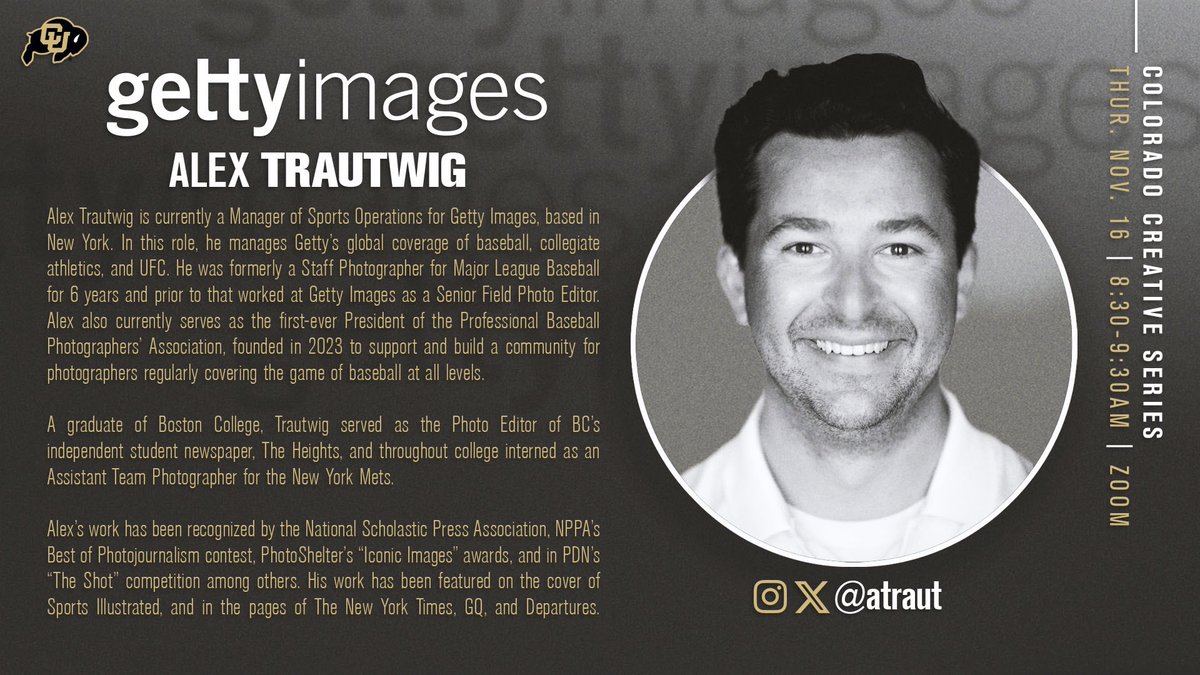 Alex Trautwig (@atraut) on Twitter photo Started my day with <a href="/CUBuffsCreative/">Colorado Creative Team</a> - a lively discussion around student creatives, portfolios, and finding your path. Thanks for having me <a href="/brent_depaepe/">Brent DePaepe</a>! Started my day with <a href="/CUBuffsCreative/">Colorado Creative Team</a> - a lively discussion around student creatives, portfolios, and finding your path. Thanks for having me <a href="/brent_depaepe/">Brent DePaepe</a>!