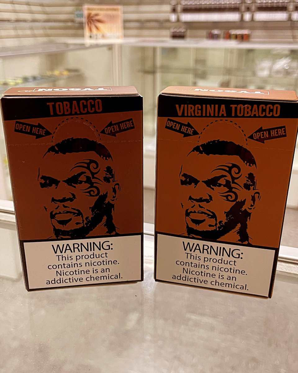 SilverVapes's tweet photo. Try out Mike Tyson Tobacco and Virginia Tobacco today! Tyson Vapes are the perfect vapes for those who want a long-lasting, flavorful, and powerful vaping experience! 7000 puffs which is 10 times the average vape. Grab yours today! #vape #ejuice #eliquid #miketyson https://t.co/AJwq7IWcGp