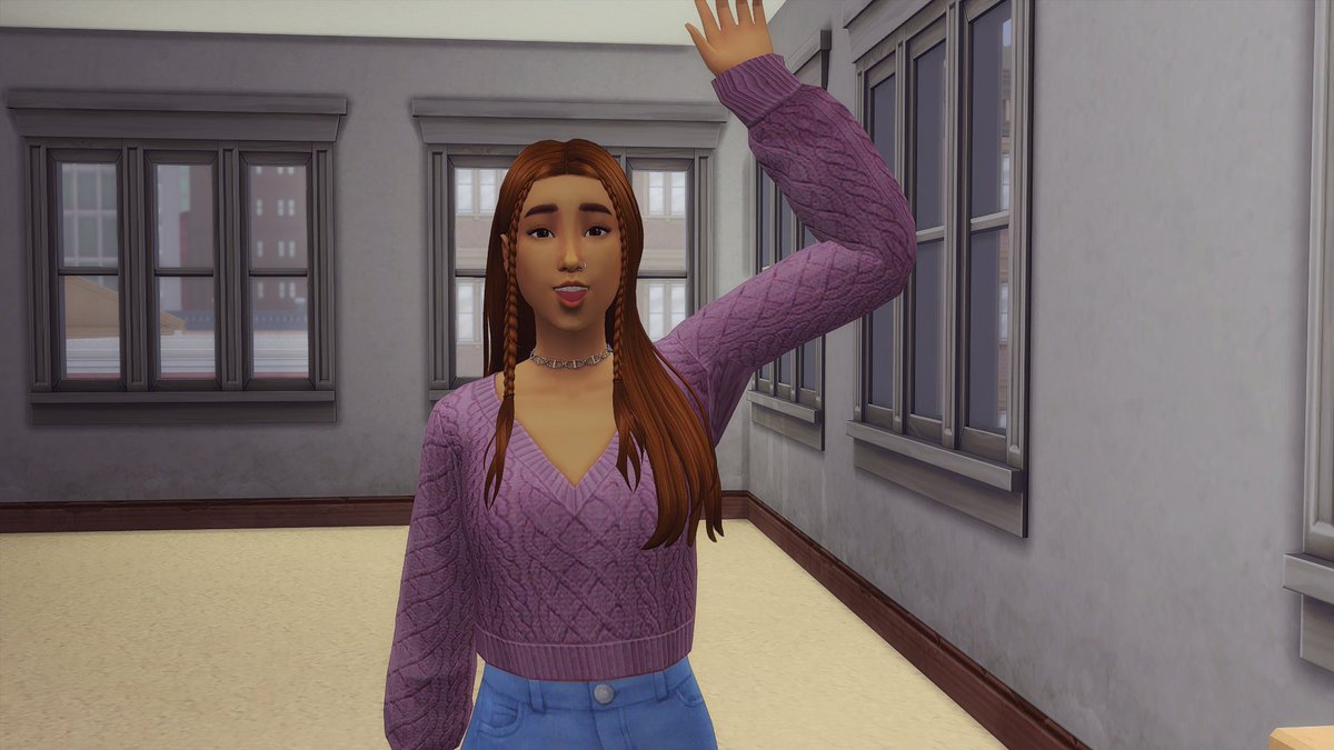 pixel8edpeasant's tweet photo. fuck it, meet my simmie Susanna Meri. she just moved into the 17 Culpepper House apartment in San Myshuno! #ShowUsYourSims #Sims4 #TheSims4 #SimsCommunity #SimsLife #SimmerCommunity https://t.co/eb0poXG5D4