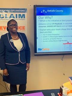 Today was an amazing day of collaborating with colleagues at our PLO. The icing on the cake was presenting with two of @DeKalbSchools’ finest @VitellaDodson and Zack Phillips. #System3:CollaborativePlanning #System6:ProgressMonitoring