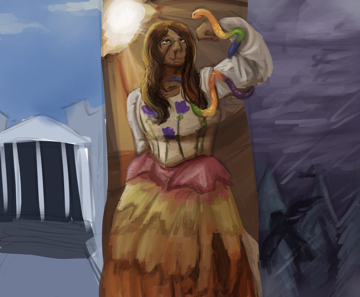 slushyisdead's tweet photo. i planned on joining the art contest for the ballad of songbirds and snakes but ended up being too busy to finish☹️Still. heres this
#thg #thehungergames #balladofsongbirdsandsnakes #bosbas https://t.co/Aa9G96FxTV