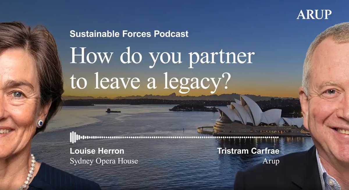 medickinson's tweet image. I&apos;m in Sydney for the launch of our new episode of @Arup&apos;s #SustainableForces #Podcast with #SydneyOperaHouse CEO Louise Herron &amp;amp; Arup’s Tristram Carfrae. 
If you&apos;ve ever been to the opera house - listen in to learn the secrets behind this iconic building. arup.com/sustainable-fo…