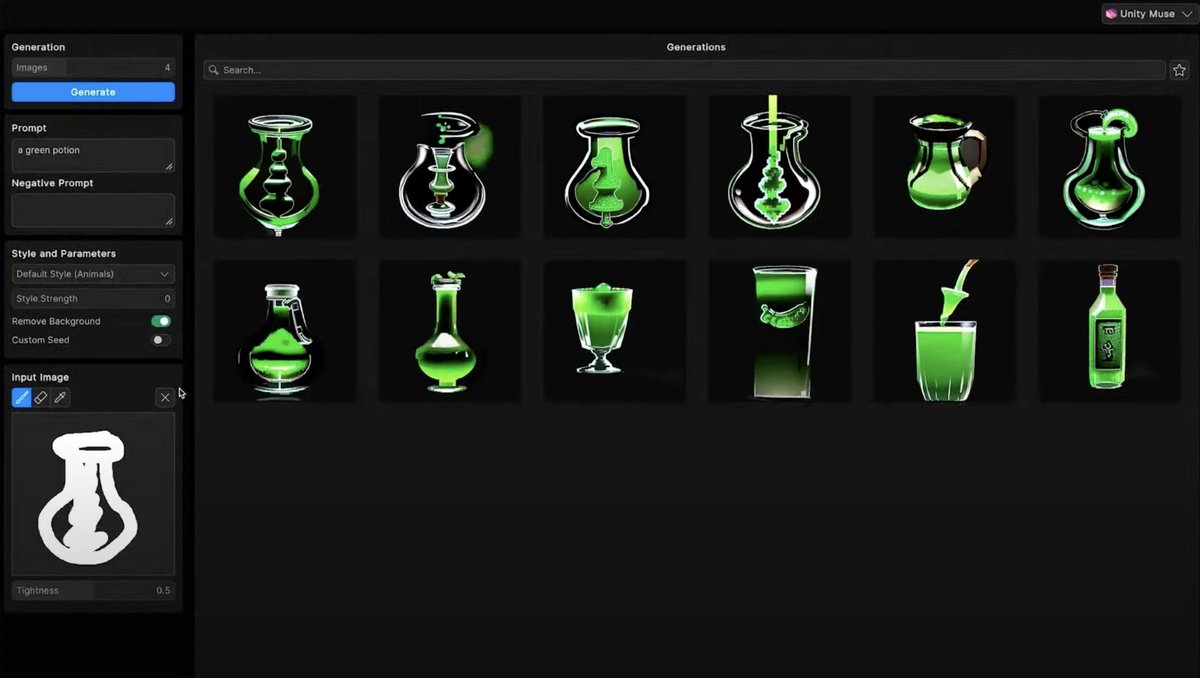 amdsouza92's tweet photo. Unity's AI-based content generator has been created with a custom-built and as Unity mentioned "responsibly" trained model. So that creators don't have to worry about using someone else's copyrighted content.
#unity3d #unity6 #gamedevelopment #UnityMuse #Unite2023 https://t.co/ANTT4fHeE6