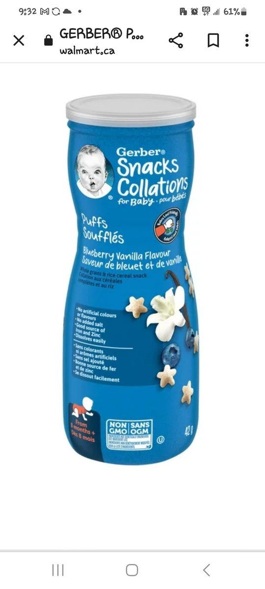 EarleColleen's tweet photo. @KristaFagan @CanadasLifeline I donate Plasma   every 2 weeks.   I love these puffs as a Snack and great for iron. I also drink lots of orange juice with the pulp. https://t.co/Iy4dNE8Gc0