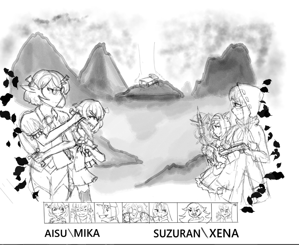 Manukun8's tweet photo. I made theese works for my friends aisu and Xena i love the results #drawing #fantart #MortalKombat1 #digitalart https://t.co/ZrvR8MM5kH