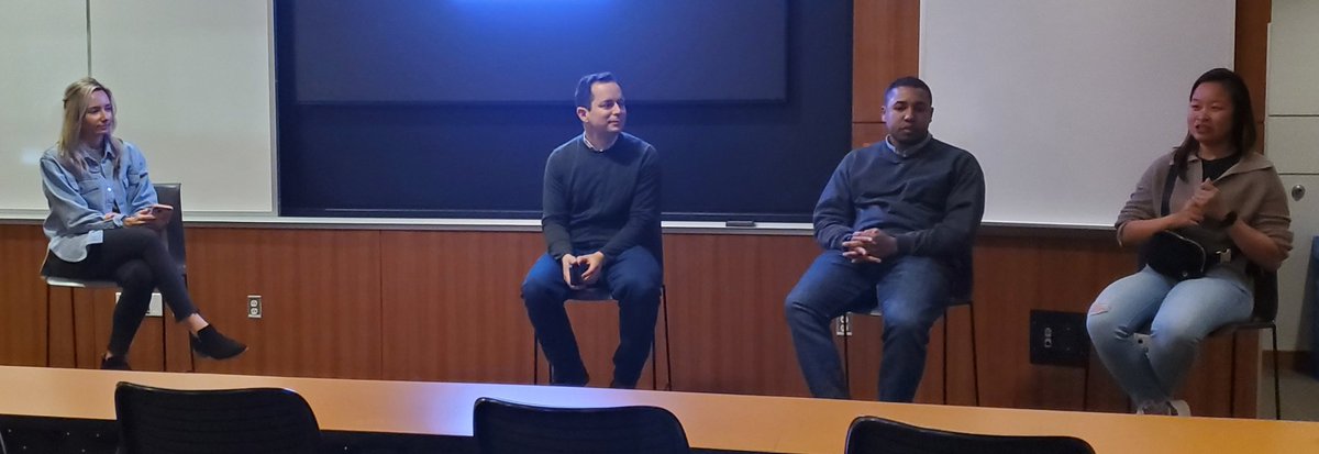 CamachoAlisha's tweet photo. This evening, the @videoconsortium welcomed guest speakers @Christine_Lien and @carlos_waters with @AlannaKopania and @jdavidsburg https://t.co/YuyKIdKzkU