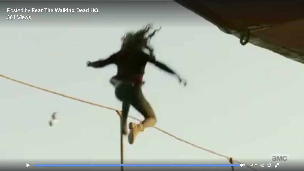 #FearTWD 205 Alicia jumps off a ship (drydocked)