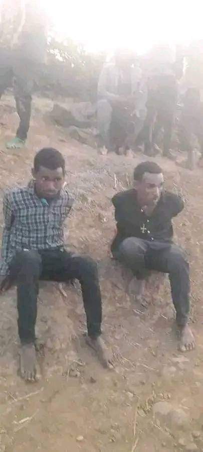 #Salaale_Darraa ttii 
Faannoon kunneen daa'ima waggaa 4.hatanii osoo miliquuf jedhanii to'aanno jala oolaniru.
Faannoon kunneen daa'ima hatanii osoo miliquuf jedhanii qabaman!
መረጃ፦ሰላሌ ላይ ህፃን ሰርቀው ሊያመልጡ ሲሉ ሁለት ፋኖዎች በOLA  ቁጥጥር ሥር ውለዋል