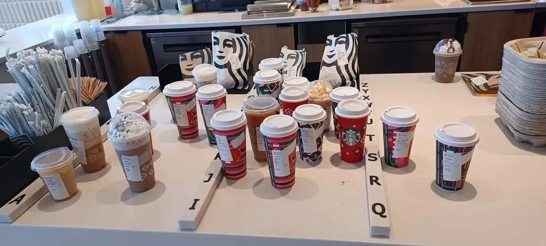 Some $150 unclaimed Starbucks mobile orders, posted on the r/AntiConsumption subreddit today.

In a big enough city, how many of these could be by people who simply died or were involved in some life-threatening situation and couldn't pick their order up?

🤔

#ThursdayThoughts