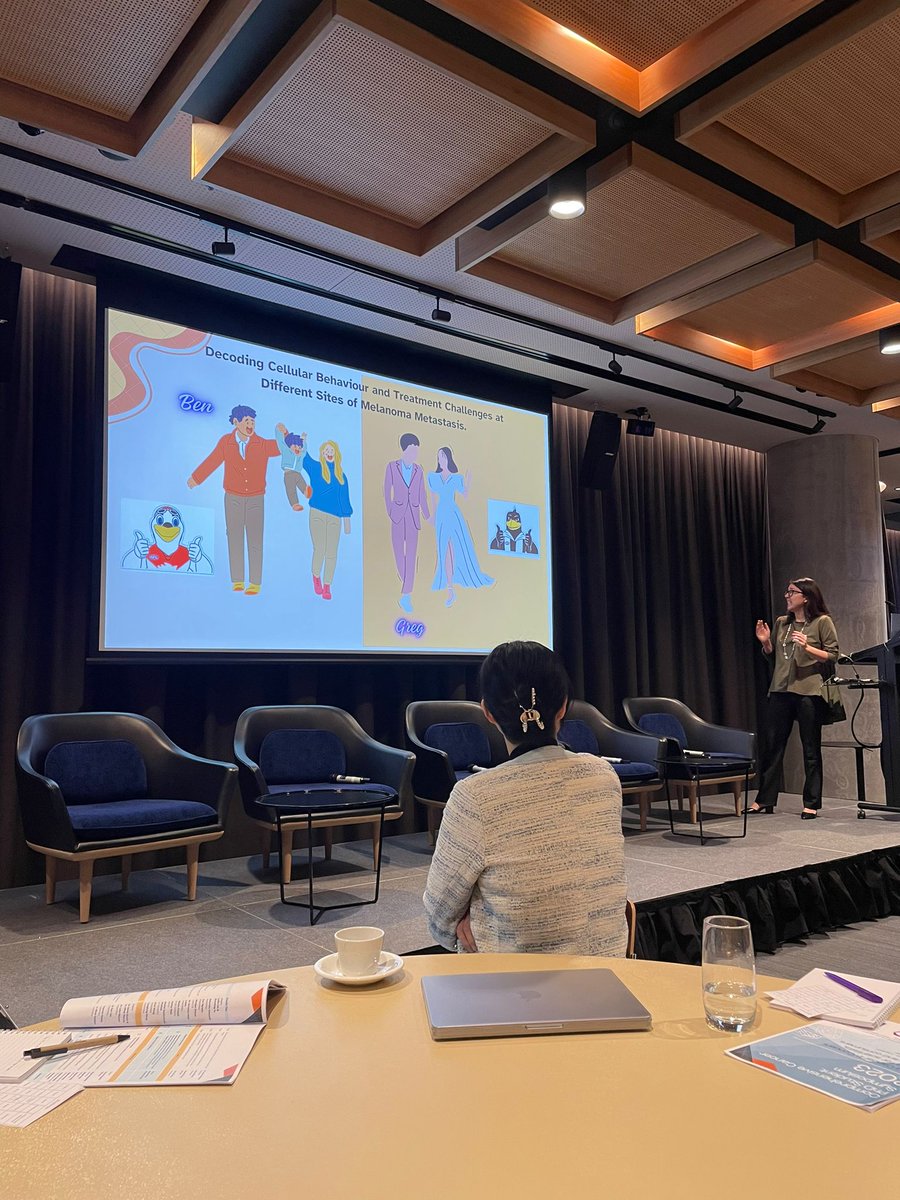 McArthurLab's tweet image. Our talented students are out there at the CCPhD student symposium today! @llydialim chaired the first session and well done to Arwa and Veronica for their outstanding presentations!!🤩🤩