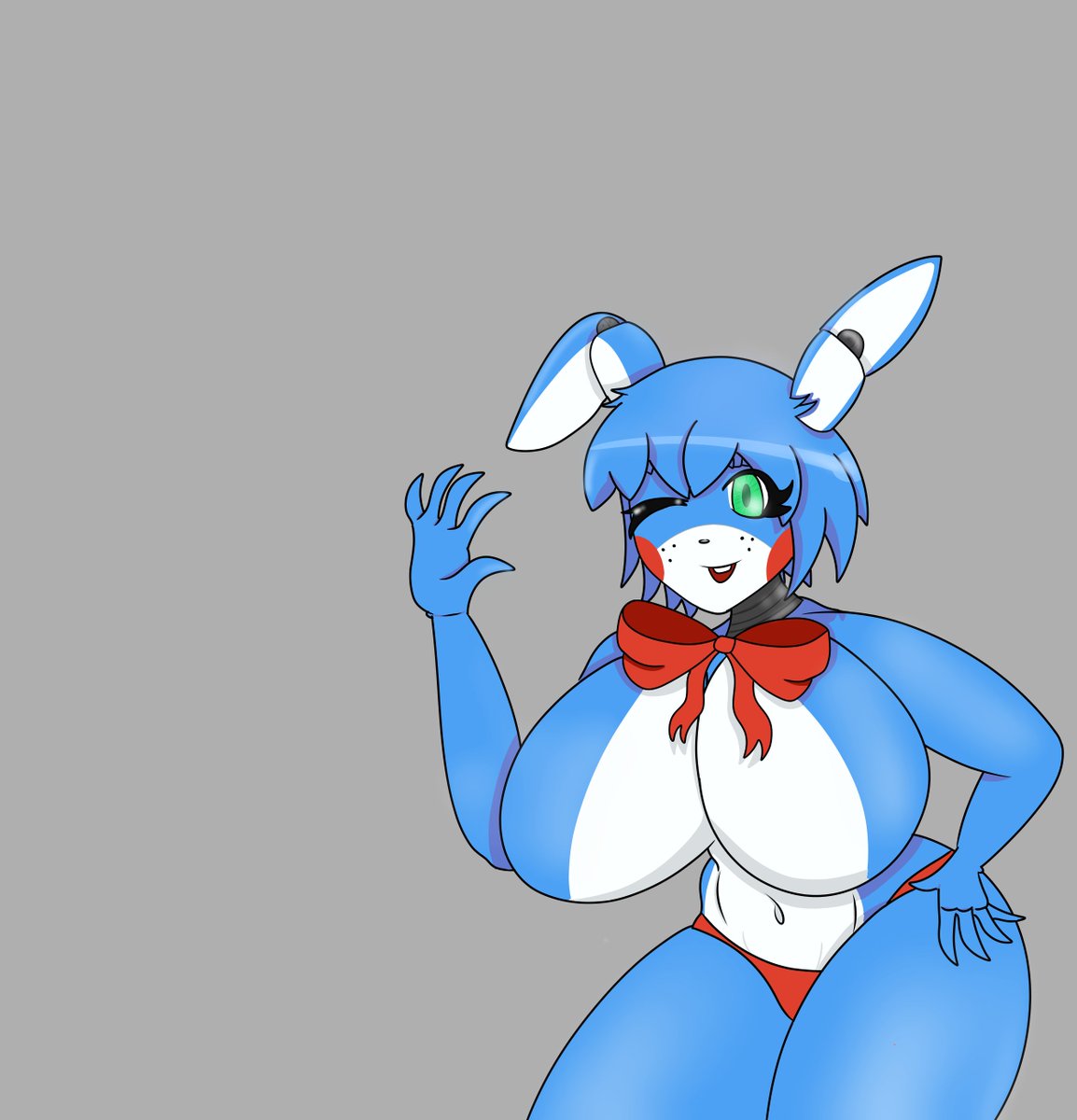 PepCheerios's tweet photo. Drew this back in early August. Was gonna add more But I kinda forgot about it, all i finished was the Fnia Bonnie #Fnia https://t.co/3cu4DdeNfS