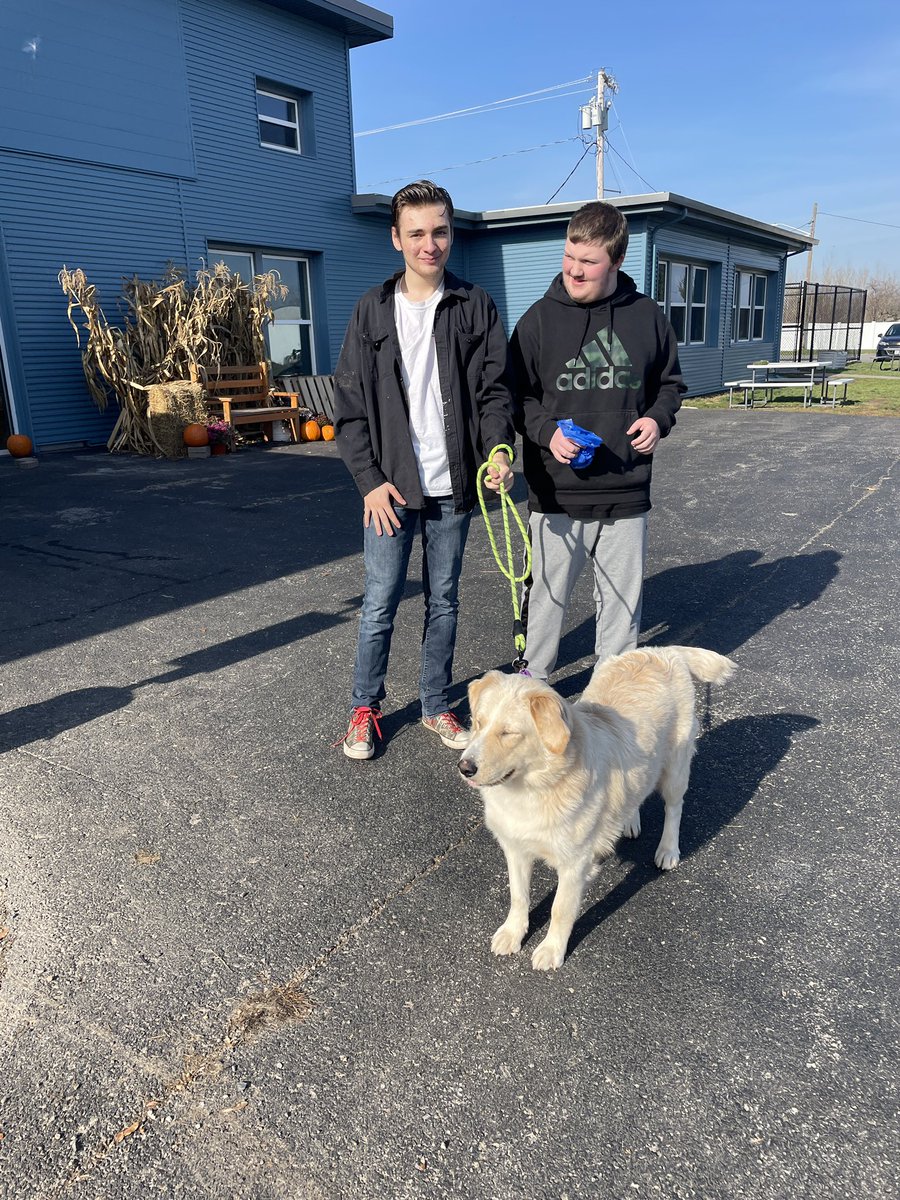 MFitzTeach's tweet image. It’s always a good day when you get to play with dogs! Today I took some of my #ToolsforChange students to Helping Hounds as part of our service learning project. Students learned about the rescue, walked some dogs, and helped socialize some puppies. What a great day! #ilovemyjob