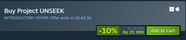 projectunseek's tweet photo. It's your last chance to grab Project UNSEEK with a 10% launch discount! Get it now! https://t.co/CpwMa66UYu
#Steamgame #indiegame #launchdiscount https://t.co/I70l0ekAeN