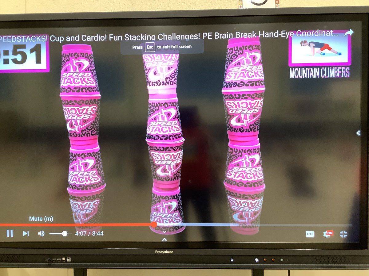 pe_wces's tweet photo. Day #3 We had JUMBO fun! @emsisdathletics @EMSISD @SpeedStacksInc @WCEWolverines Create your own tower, follow along with @kellidsmith and some fun competition stacks. #worldrecord #pelife #bestjobever https://t.co/0tl02QaVcP