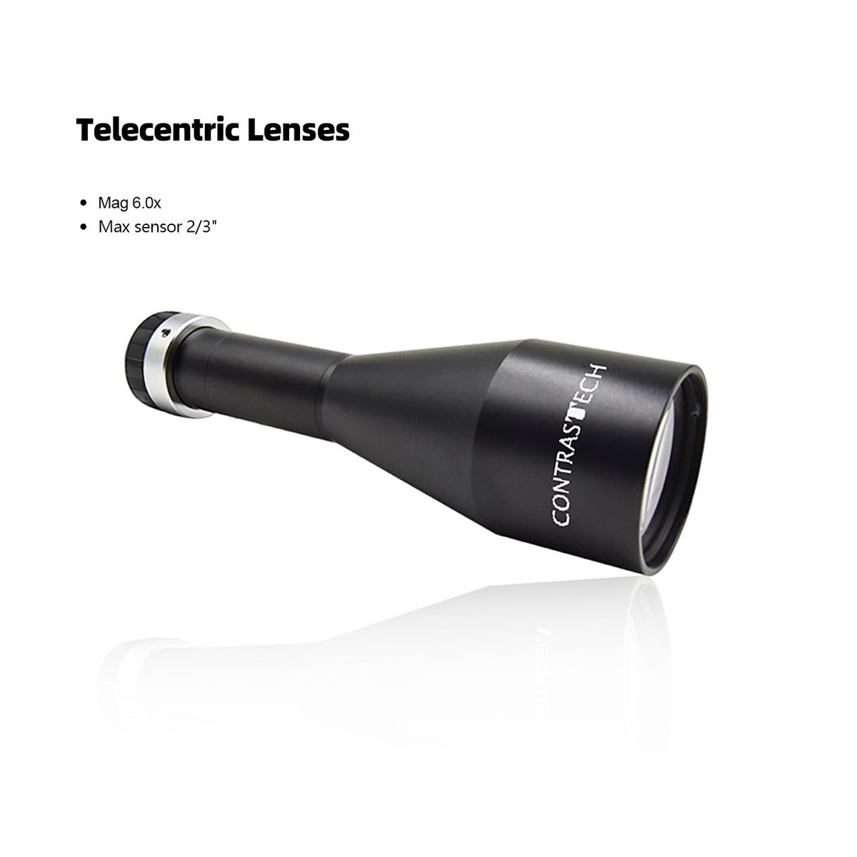 ContrastechH's tweet photo. Advantages of telecentric lenses
Better magnification constancy
Low distortion
Parallax Elimination
Better image resolution
Eliminate uncertainty of edge position
Larger depth of field，etc
We also have matching telecentric illumination
#telecentriclenses #telecentricillumination https://t.co/TjRScePwNu
