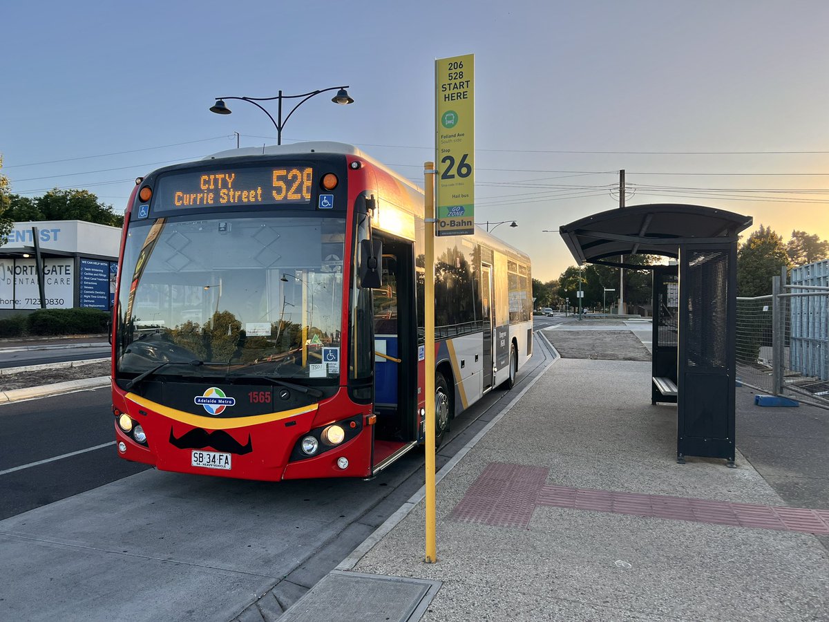 A couple of photos of my bus this morning #adelaidemetro #adelaidemetmo #movember #busdriver