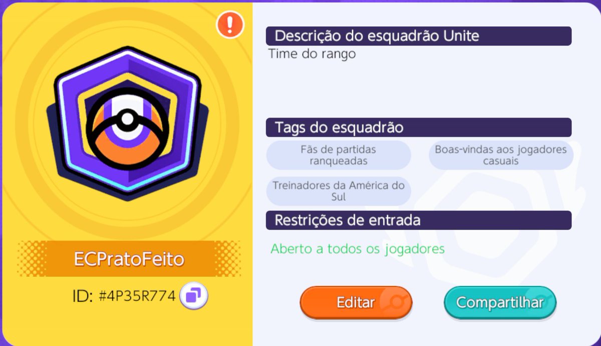 MedinossauroTV's tweet photo. Entrem no clã do PF kkkkkkkkkkkkkkkkkkkkkk #PokemonUNITE https://t.co/iXLDJWg7gm