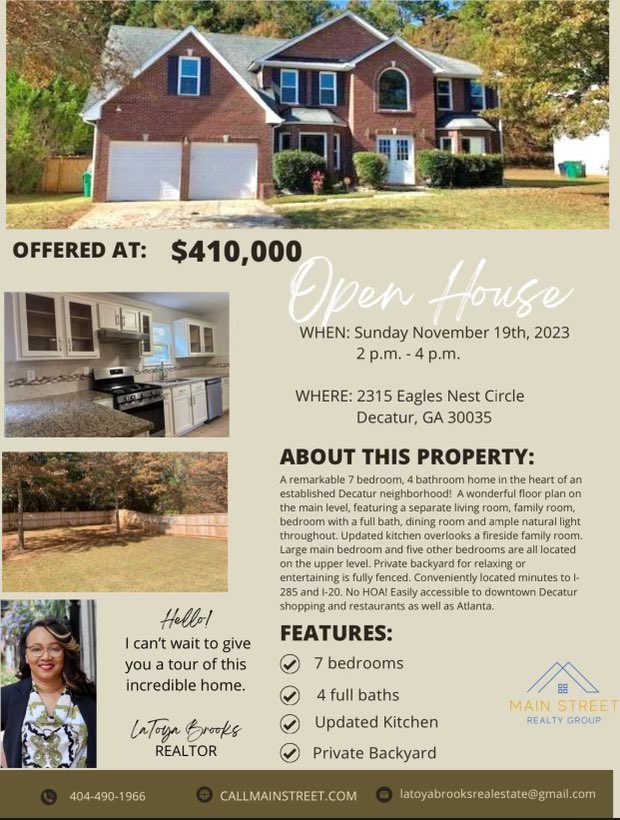 DariannaFe56640's tweet image. #OpenHouse #7bedroom #4bath