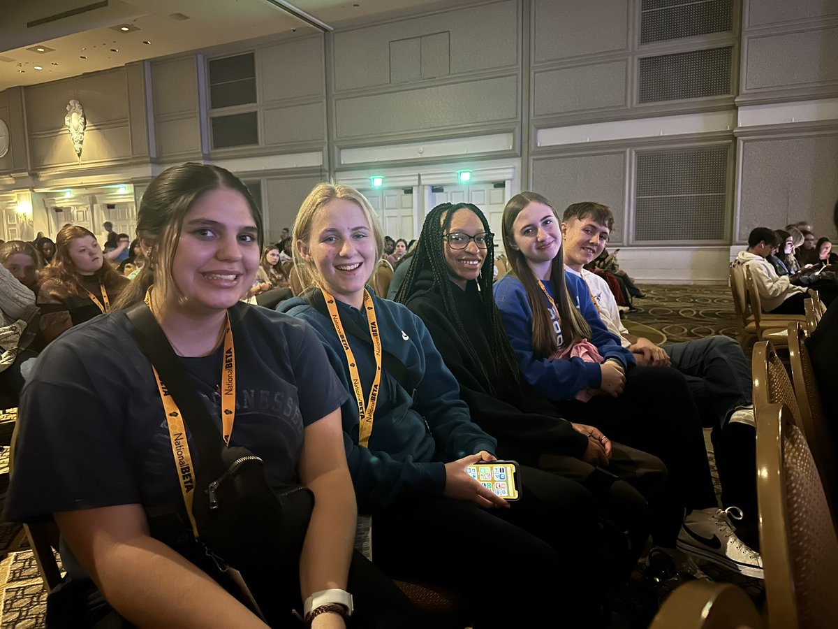beta_rockvale's tweet photo. Having a great time at General Session! @RockvaleHigh_TN @nationalbeta #betacon24 https://t.co/VCoN18q9HK