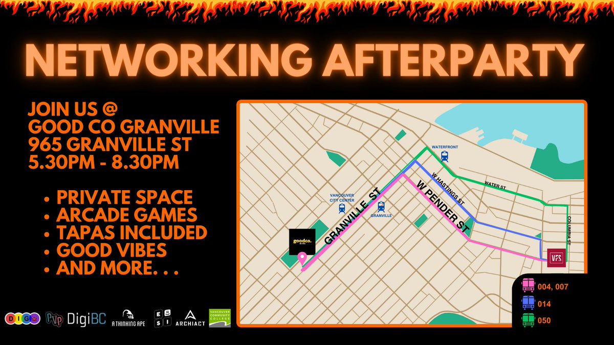 Diversity in Games (@digcommunity) on Twitter photo Exciting News! 🌟 After sparking creativity at Creative Campfire, join us at the after-party in our new venue: <a href="/goodcobars/">Good Co. Bars</a> on Granville St! Get ready to unwind and celebrate a night of inspiration! 🔥🎉 #AfterPartyVenue🍹✨
Get your ticket here:
tinyurl.com/mreevn9j Exciting News! 🌟 After sparking creativity at Creative Campfire, join us at the after-party in our new venue: <a href="/goodcobars/">Good Co. Bars</a> on Granville St! Get ready to unwind and celebrate a night of inspiration! 🔥🎉 #AfterPartyVenue🍹✨
Get your ticket here:
tinyurl.com/mreevn9j