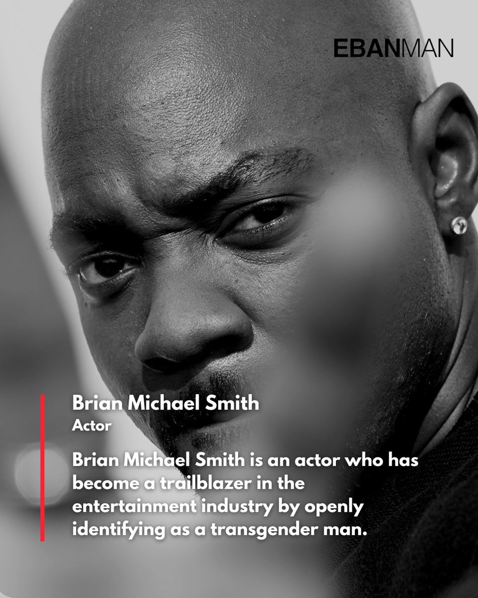 🕊️ Brian Michael Smith has been an outspoken advocate for transgender rights and equality, sharing his own experiences to educate and raise awareness about the challenges faced by transgender individuals, particularly those from marginalized communities.🌈