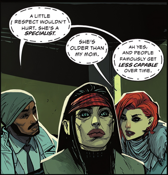 WeirdScienceDC's tweet photo. From Outsiders #1 - an odd thing for Kate to say since her mom was executed in front of her when she was 12 years old

@dccomics #dccomics #outsiders #comics #comicbooks #batwoman #katekane #theoutsiders #planetary @DCOfficial #lukefox https://t.co/Db3qP80Siu