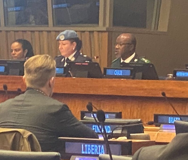 s_koivu's tweet photo. Today I briefed the Special Committee on @UNPeacekeeping Operations on the topic of Strategic and Operational #integration, using @UN_CYPRUS actions as examples. #A4P #C34
#UNPoliceWeek @UNPOL https://t.co/4UdKiKPyDb