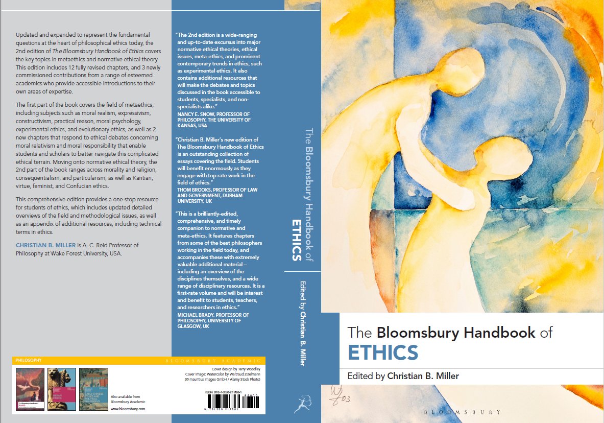 CharacterGap's tweet photo. Book Giveaway! 

With today being publication day, I will select one winner of a free signed copy ($175 value!) of:    

*The Bloomsbury Handbook of Ethics*  

Must retweet this and follow me (if needed) to enter. Please share! @BloomsburyPhilo @BloomsburyBooks https://t.co/XJ1noTe9wN