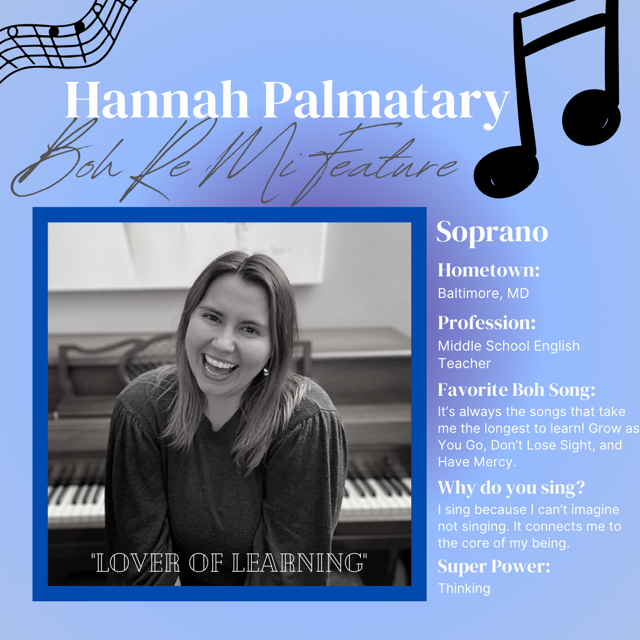 Featuring...teacher, philosopher, writer, axe-thrower, and lifetime learner...HANNAH!

Check out her full interview here: instagram.com/p/CzZSgVirxd5/…

Catch Hannah and the rest of the group at our Fall Concert: 5pm this Sunday, November 19 at 2640 Space!