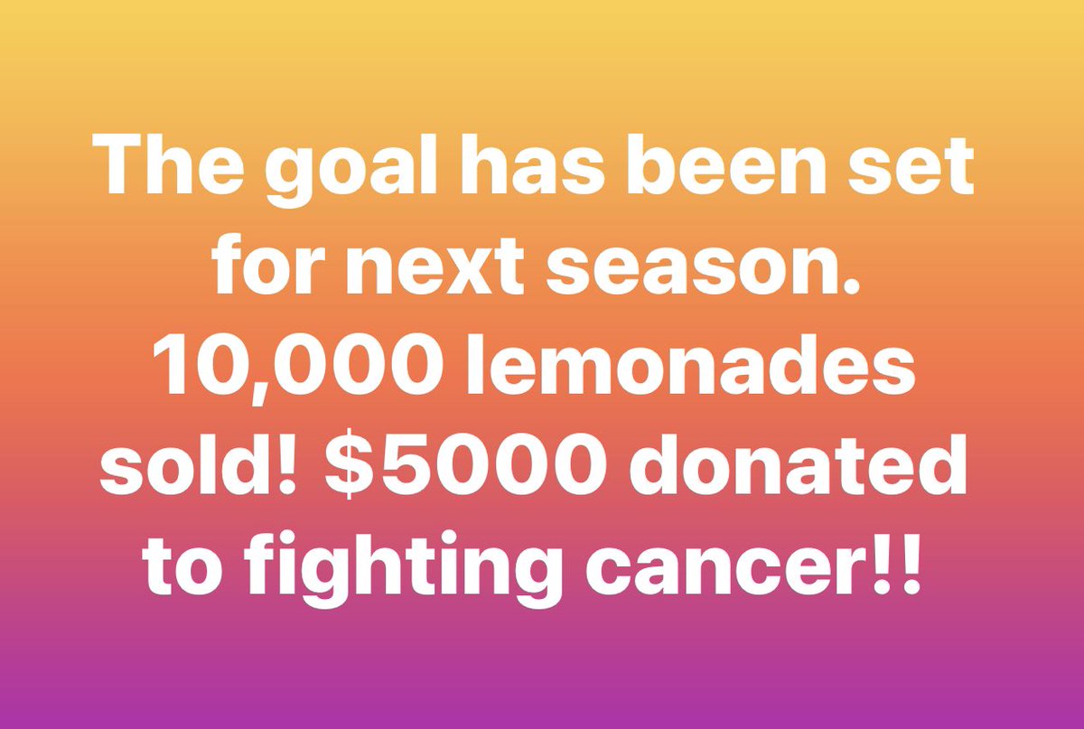 #makelemonade #fightcancer #GoalSetting