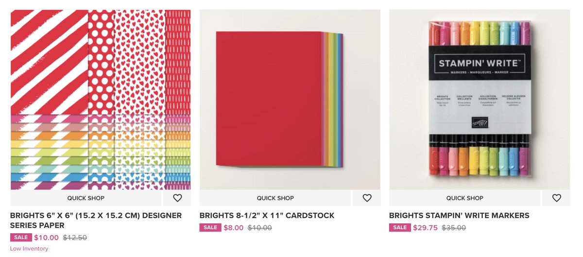 LAST CALL for Stampin' Up!'s Seasonal Sale! bit.ly/SUSeasonalSale…
Save on Ink Pads, Markers, Card Stock, Patterned Papers, Ribbon &amp; MORE in all your favorite colors!

#craftsupplies #craftsupplysale #papercrafting #cardmaking #stampinup