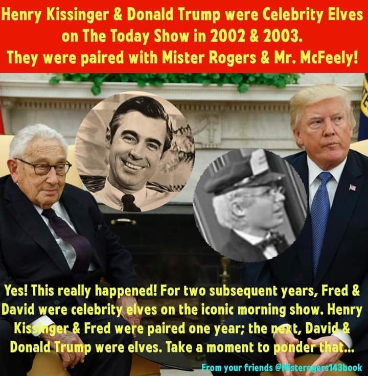 Welp! Interesting choices from @GMA I do remember this as a very unique day. #Trump #mrrogers #goodmorningamerica