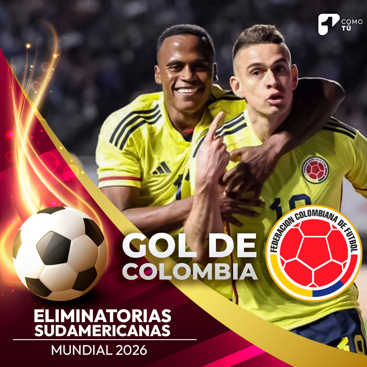 Canal1_Col's tweet photo. #Min78 ¡Goooooooool de Colombia! Luis Díaz anotó la ventaja parcial para Colombia en Eliminatoria Sudamericana 

#Colombia 🇨🇴  2 - 1  #Brasil 📷 #EliminatoriasSudamericanas #Conmebol https://t.co/n18OqUXirZ