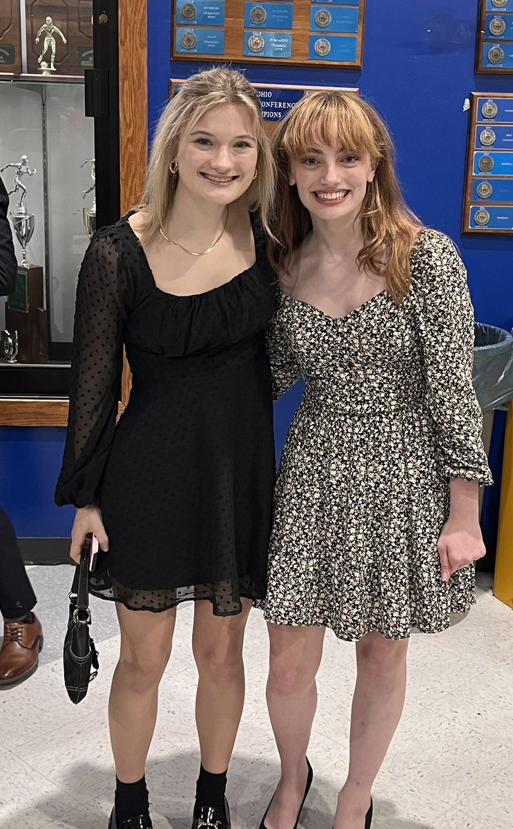 OHSGirlsWres's tweet photo. Fantastic to see all the OHS wrestlers cross the NHS stage tonight!  …And we 👀 you Cori and Taylor!! https://t.co/aMZQbMHxWl