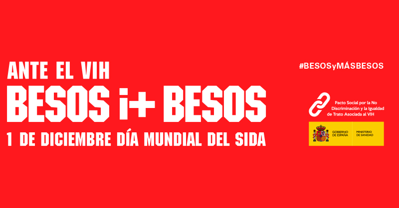 sanidadgob's tweet photo. Frente al VIH y otras ITS:
►Besos a la prueba del VIH
►Besos al uso del preservativo
►Besos a quienes se protegen y toman medidas
►Besos a las personas con VIH a las que hemos negado besos
#BesosYMásBesos