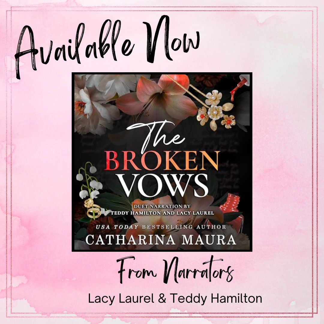 She was his first love, his first heartbreak, and his only regret. Listen to The Broken Vows by author @CatharinaMaura today in audio. Narrated by our member @LacyNarrates and @TEDDYHAMILTON14 in duet narration!