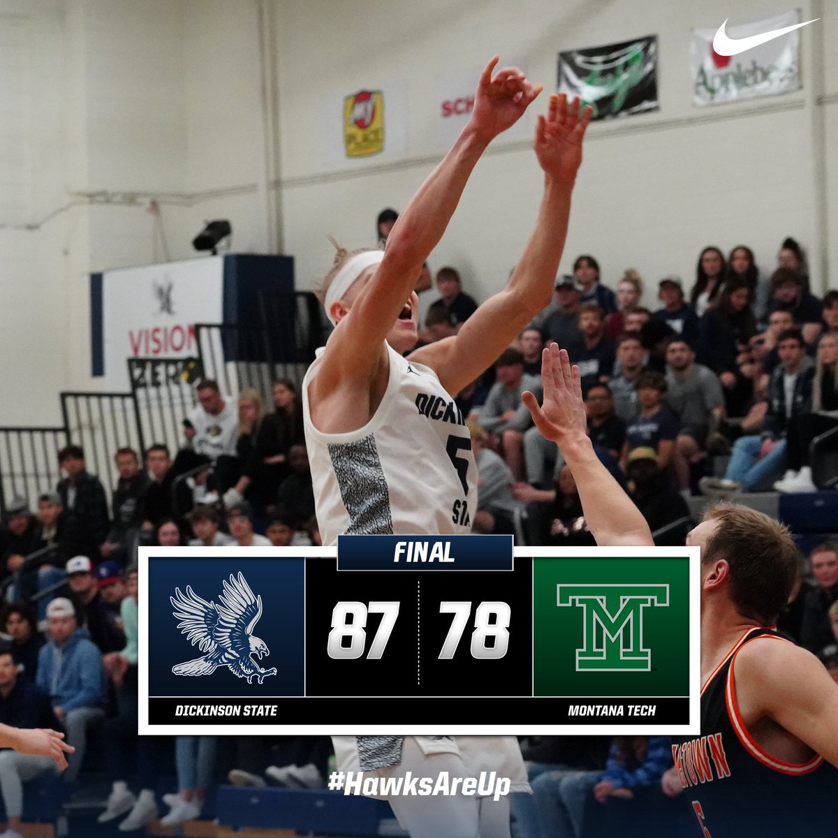 Down goes #6!!

#HawksAreUp