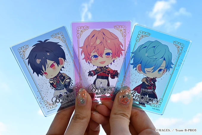 【TVアニメ『B-PROJECT ～熱烈*ラブコール～』】  ✧°˖\\カフェコラボグッズ紹介//°˖✧  缶入りお菓子ダイコク・プロダクション 缶入りお菓子ブレイブ・エンタテインメント 缶入りお菓子Ultras クッキーとアクリルカードが入っています  コラボは11/27まで!  #Bプロ