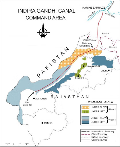 Indira Gandhi Canal Command Area
