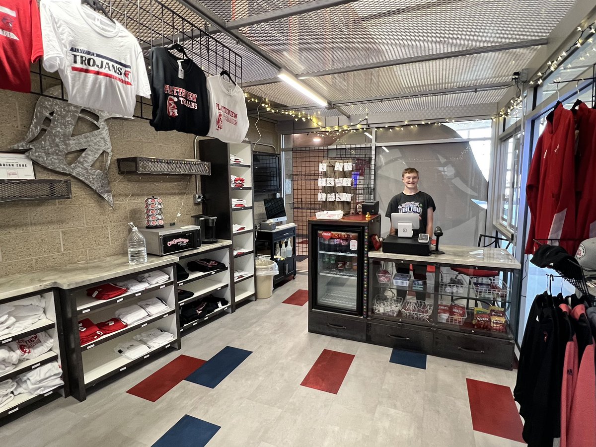 ZoneTrojan's tweet image. Our man Brody minding the store!