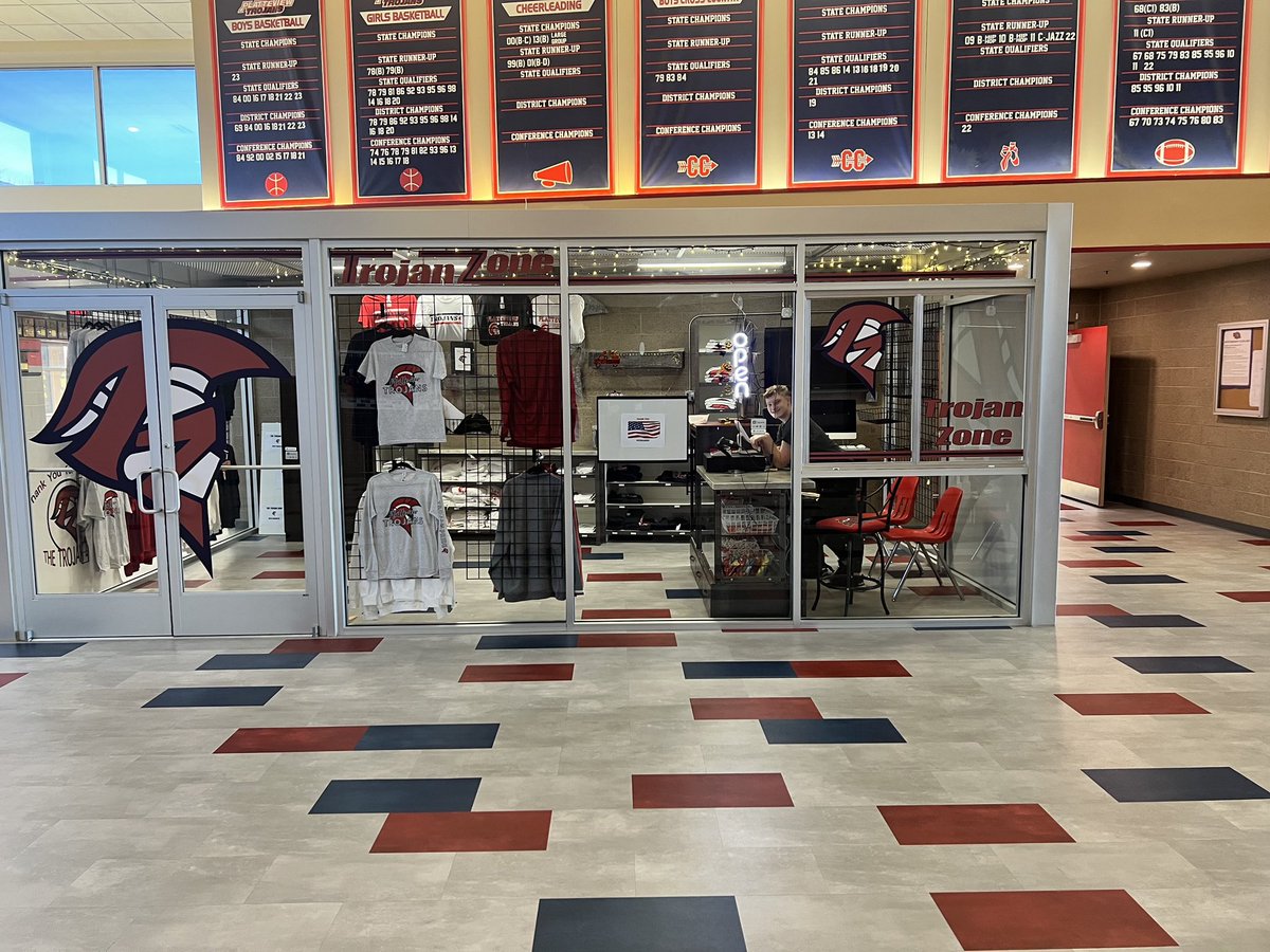 ZoneTrojan's tweet image. Our man Brody minding the store!