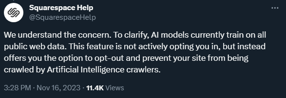 This is some scumbag stuff. If you have a website with them Id turn this off and think about moving to a different service.Its crazy to me that 'actively opting in' is just a weird way to say they just automatically made the choice for you with no notice or consent.