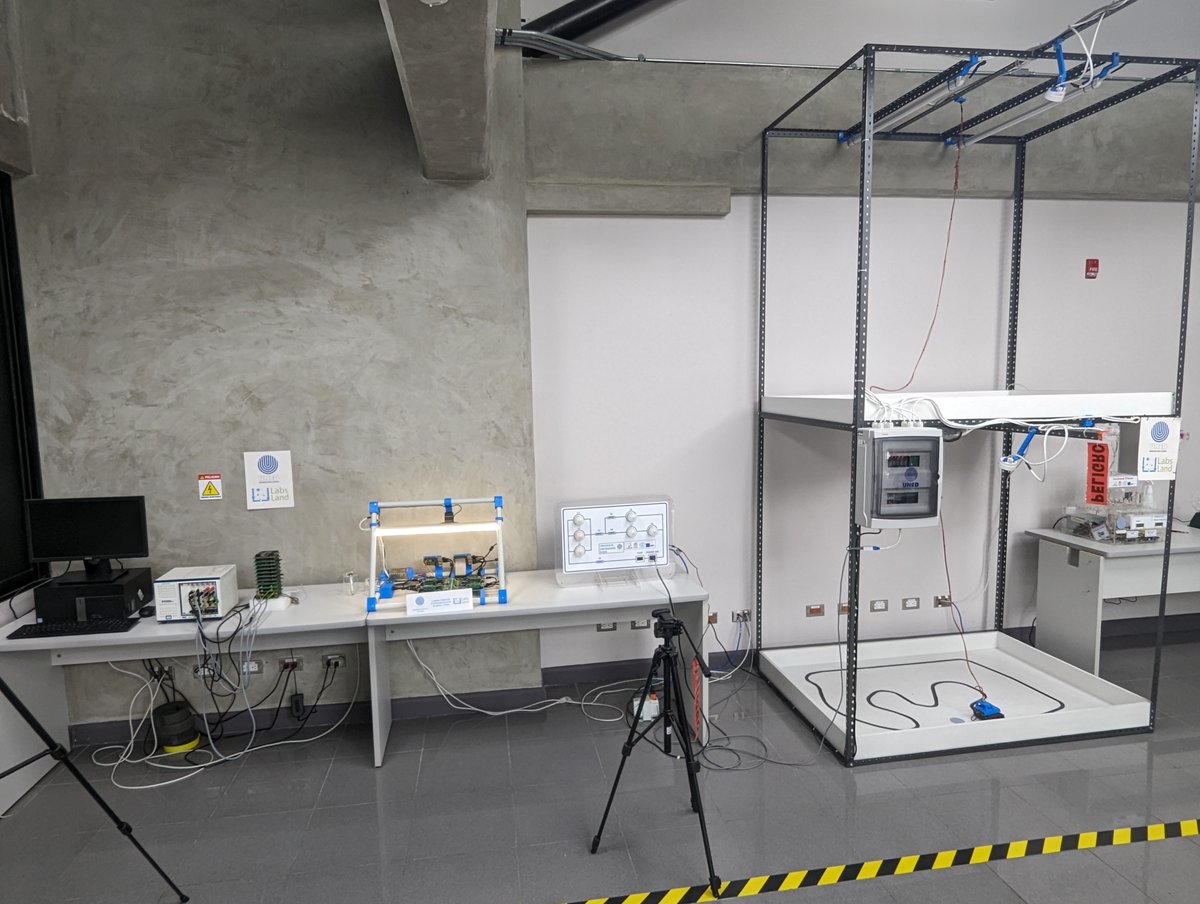 LabsLandEs's tweet photo. Además, hemos podido trabajar con el grupo de investigación de laboratorios remotos de la @UNEDCostaRica liderado por Dr. Carlos Arguedas y además planificar los próximos laboratorios remotos que estamos construyendo juntos. https://t.co/5ZallV4vXu