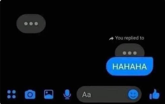 this is how fast i reply if i fw you