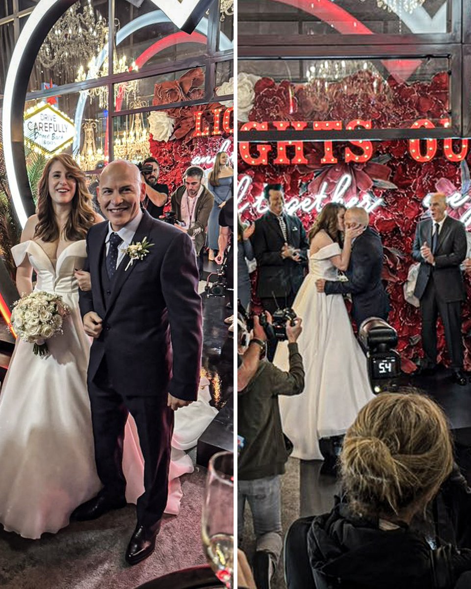 1997 World Champion Jacques Villeneuve has just got married in the chapel in the Las Vegas paddock 💒❤️ (via @ChrisMedlandF1)