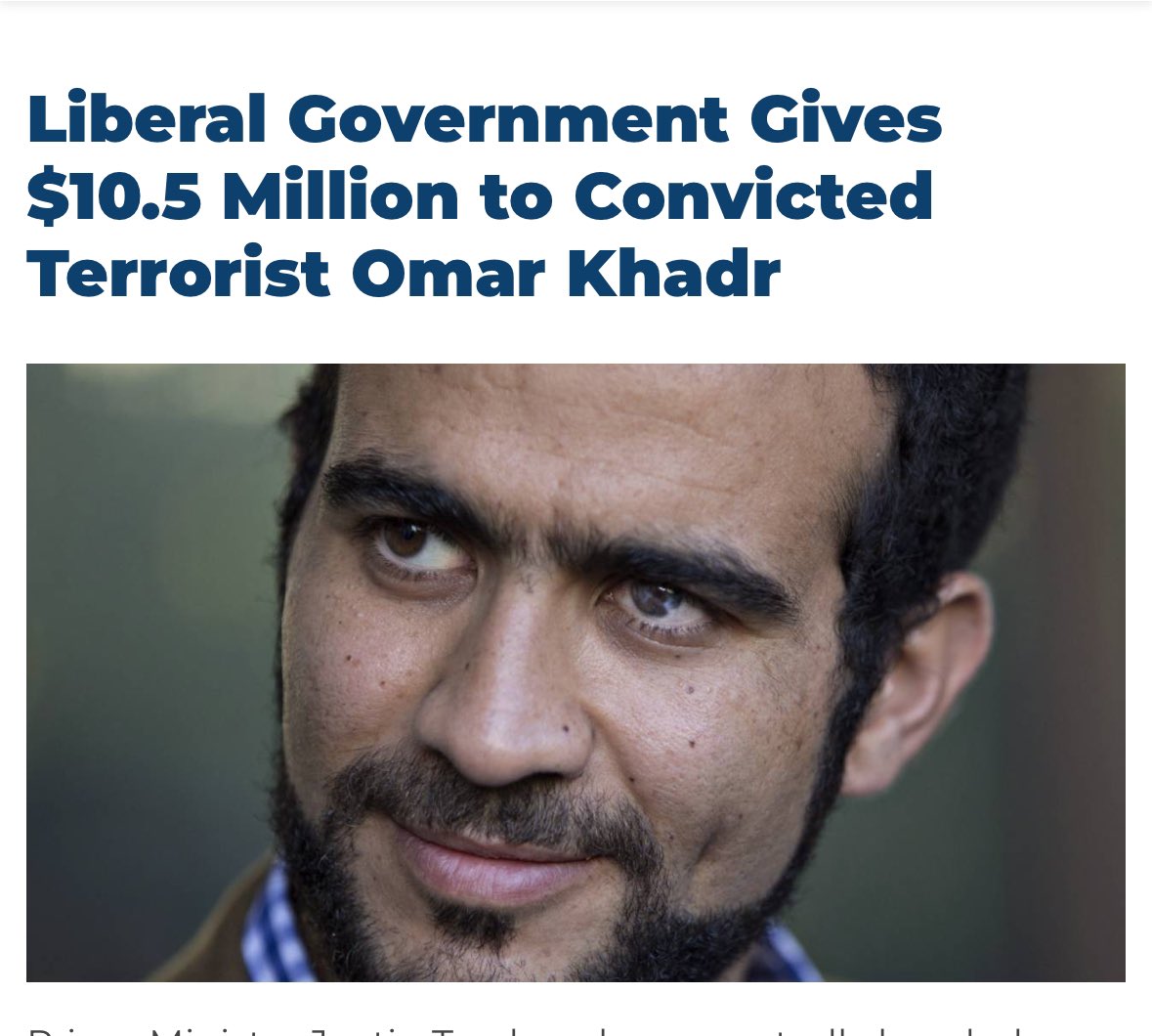 midnightriderV2's tweet photo. Remember when JT said Canada doesnโt negotiate with Terrorists and 2 Canadians were beheaded. Then a year later gives one 10 million dollars.
That tells you everything about Justin Trudeau. https://t.co/5wz7u9fByT
