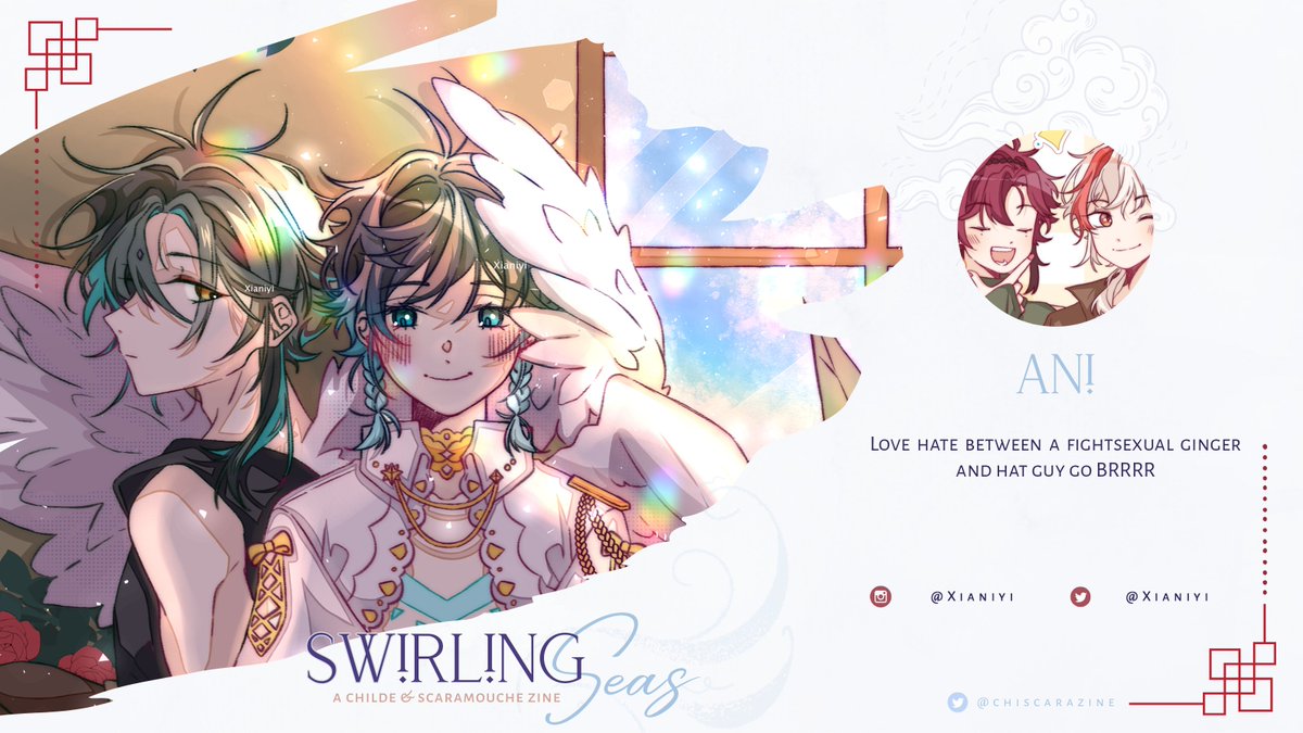 🌊 CONTRIBUTOR SPOTLIGHT 🌊
We're so excited to introduce @xianiyi as an artist!

Love hate between a fightsexual ginger and hat guy go BRRRR